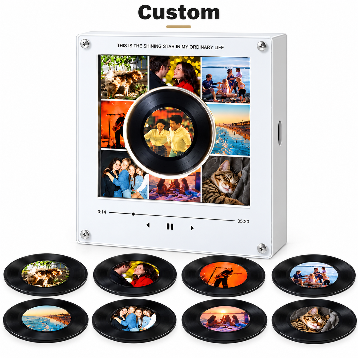 NOVA Custom Vinyl Record Music Box