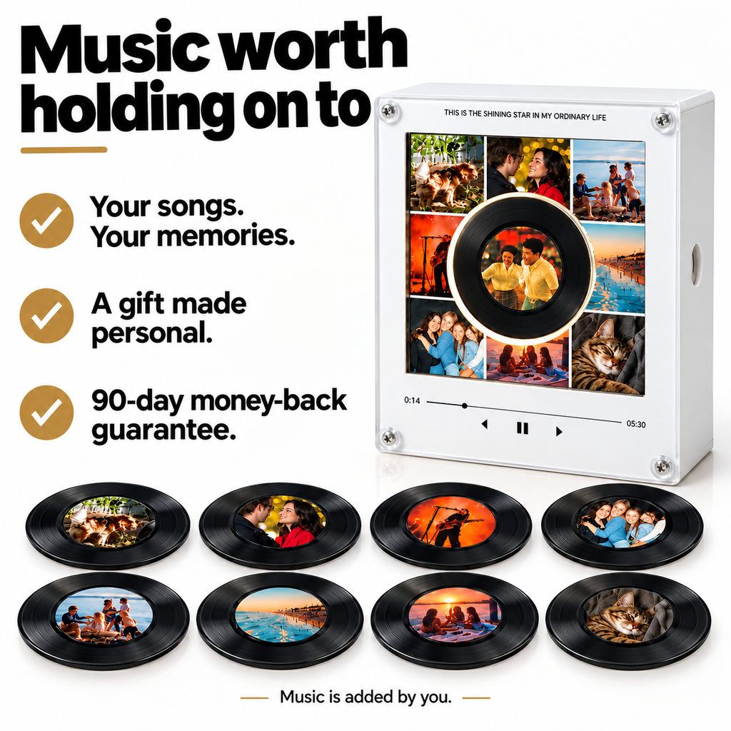 NOVA Custom Vinyl Record Music Box
