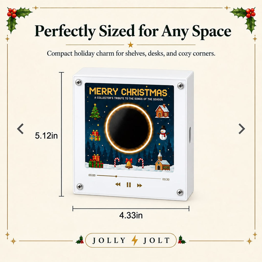 NOVA Costum Christmas Jingle Vinyl Music Box